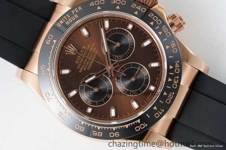 Best AAA Replica Sites Best Chocolate Strap 2274 Daytona QF Dial Edition 116515 SA 1:1 on Rubber Oysterflex Sophisticated 1218